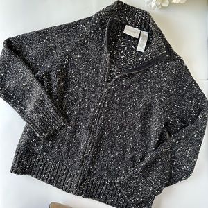 3/$20 Liz Claiborne Petite Zip Up Sweater